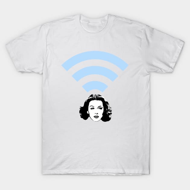 Godmother of Wi-Fi T-Shirt by Philip_de_Goya